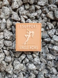 TEAM PATCH - I Support Single Moms, desert