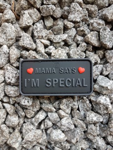 AIRSOFT PATCH - MAMA SAYS I´M SPECIAL, blackops
