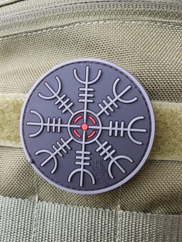 AIRSOFT PVC Patch - Helm of Awe Patch, blackops