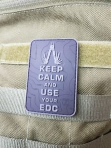 EDC PATCH - Keep Calm and use your EDC, blackops