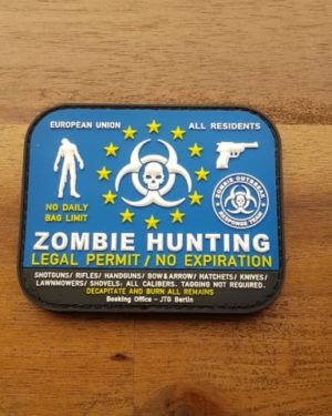 Zombie Hunting PVC Patch
