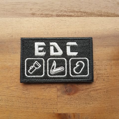 EDC Patch schwarz