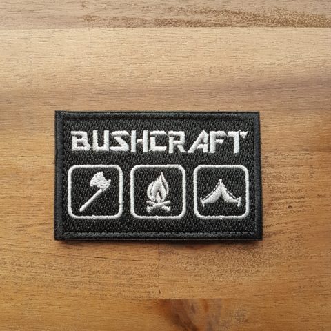 Bushcraft Patch schwarz