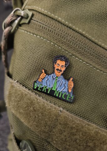 Anstecknadel Borat